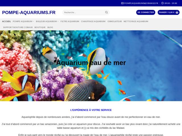 Pompe-aquariums