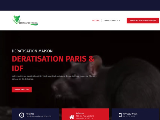 Entreprise de dratisation certifie - dratisation maison