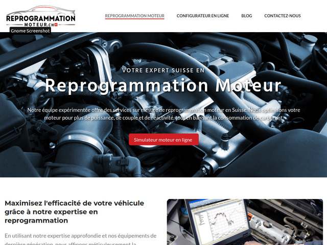 Reprogrammationmoteur.ch - spécialiste de l'amélioration de performances