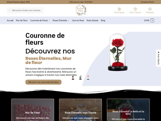 Couronne de fleurs