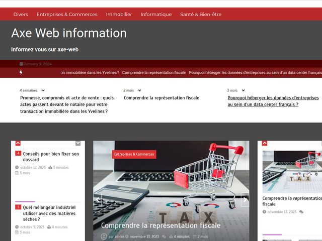 Axe-web.info : blog d'actualites en ligne