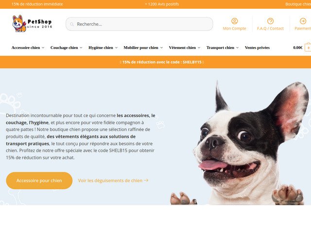 Boutique chien