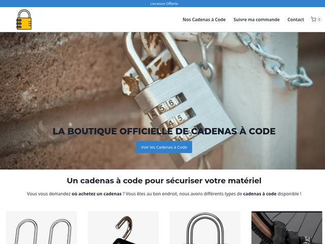 Cadenas à code