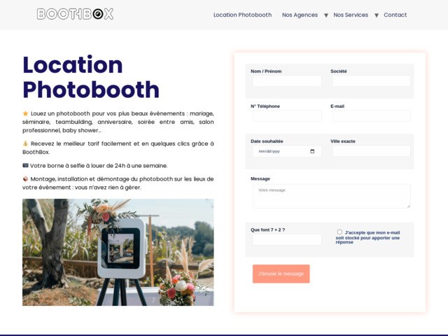 Location de photobooth pas cher en France