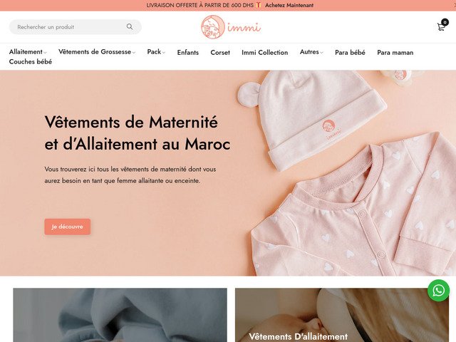 Vêtement maternité Maroc