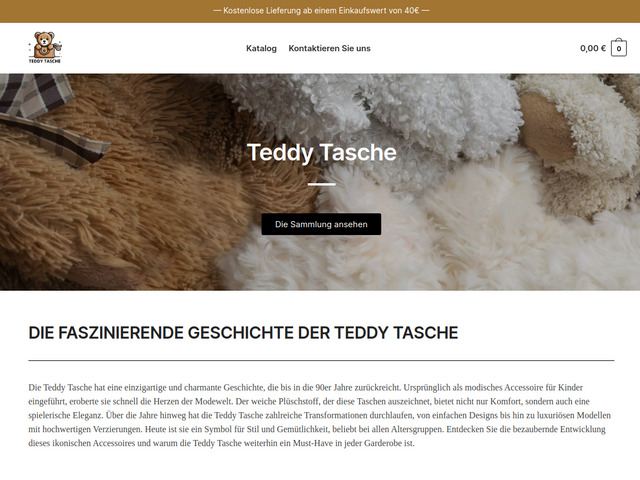 Teddy tasche
