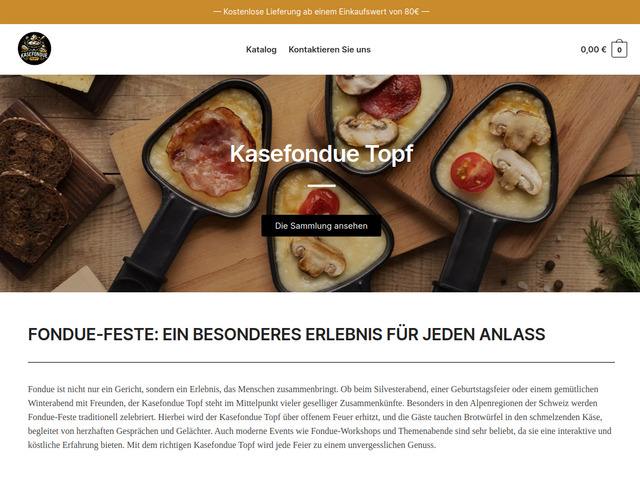 Kasefondue topf
