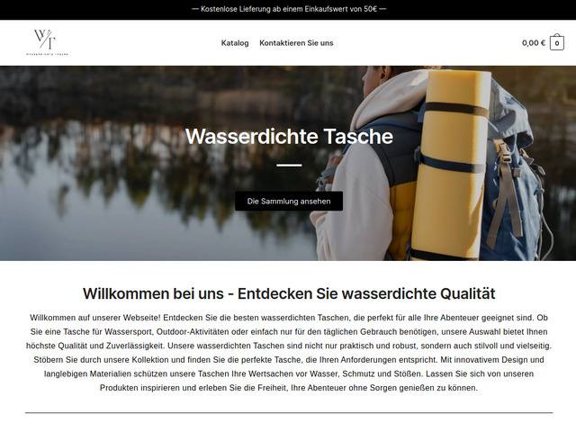 Wasserdichte tasche