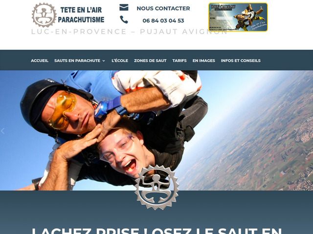 Saut en parachute tandem en rgion Paca