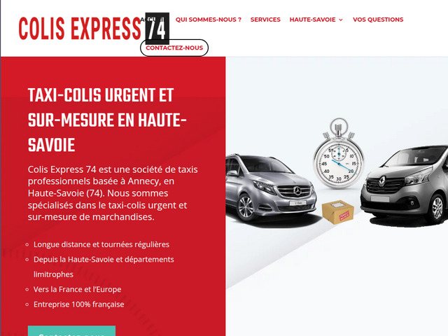 Transport colis urgent en Haute-Savoie (Annecy)