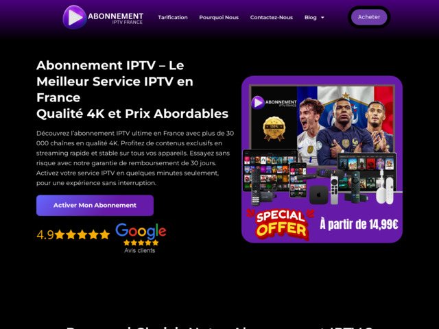 Abonnement IPTV