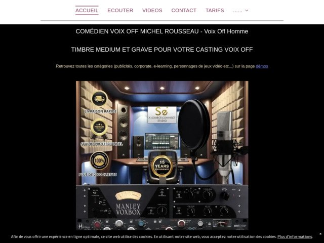 Doubleur comédien voix off michel rousseau