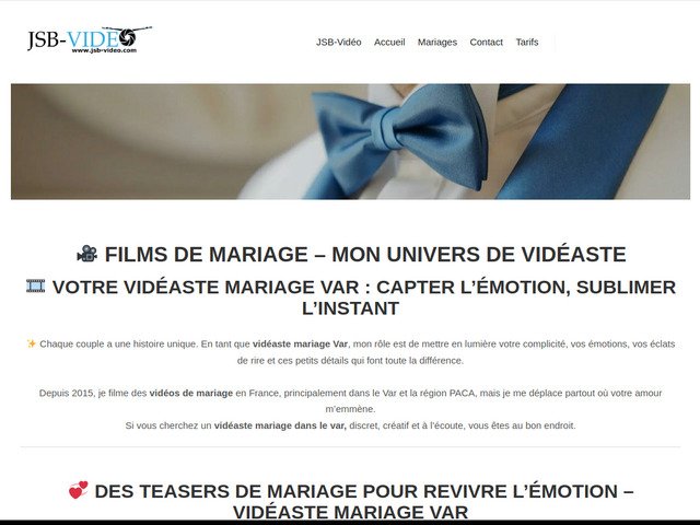 Video mariage var - jsb-vidéo