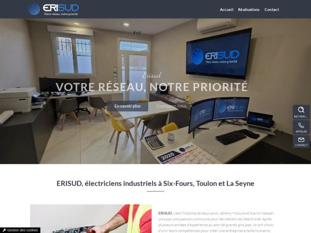 Electricien tertiaire Six-Fours-les-Plages - erisud