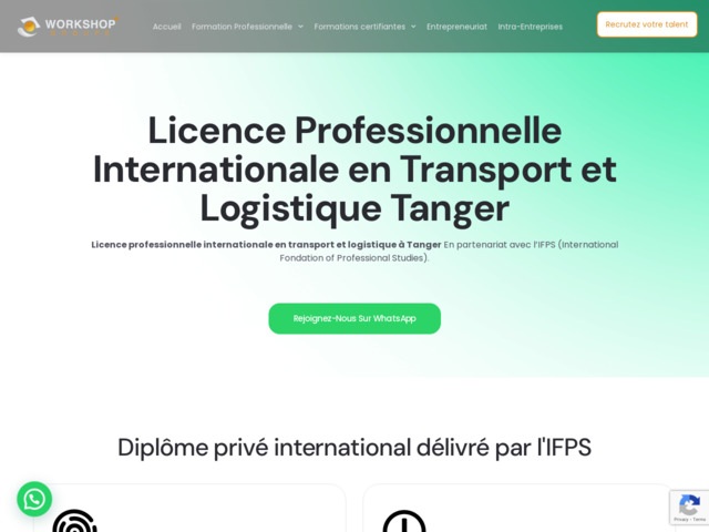Licence professionnelle en transport et logistique Tanger