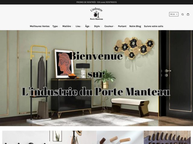 L'industrie du porte manteau