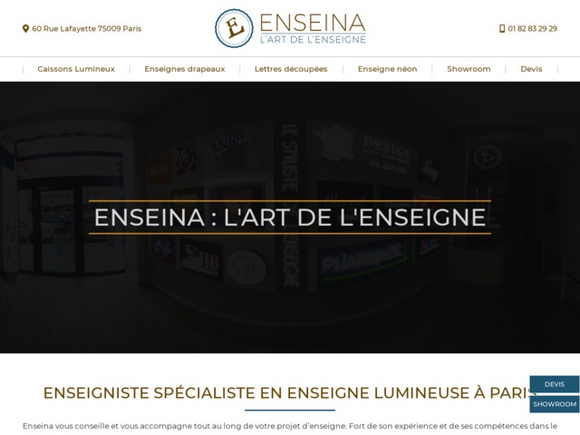 Enseigne et panneau LED