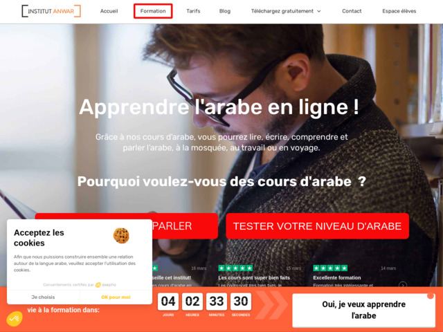 Apprendre l'arabe