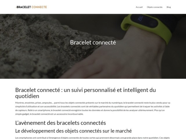 Acheter un bracelet connect