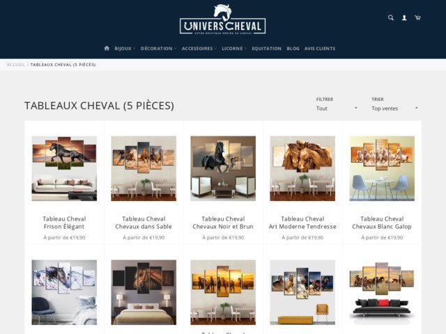 Tableau cheval