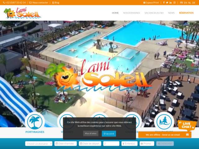 Village de vacances en france pour les familles par l'ami soleil