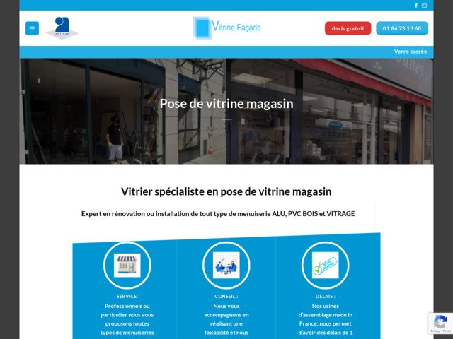 Vitrine de magasin