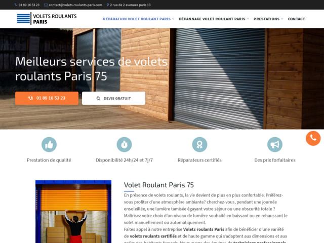 Réparation volet roulant à Paris 75 | réparateurs certifiés