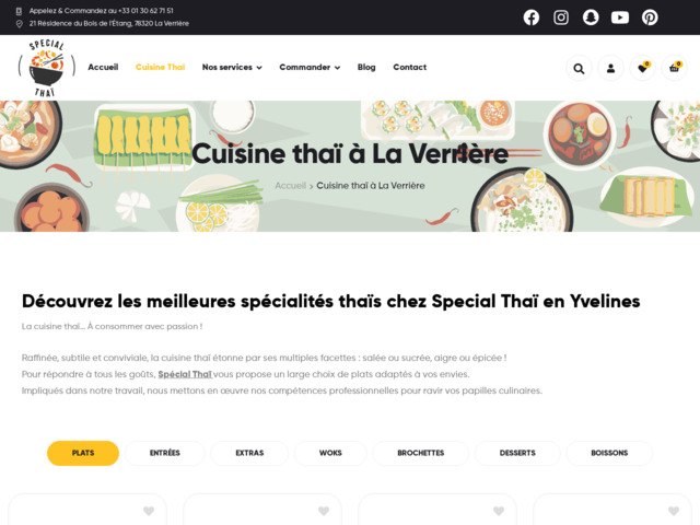 Cuisine thai