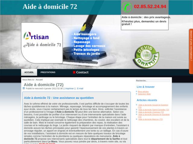 Aide  domicile 72