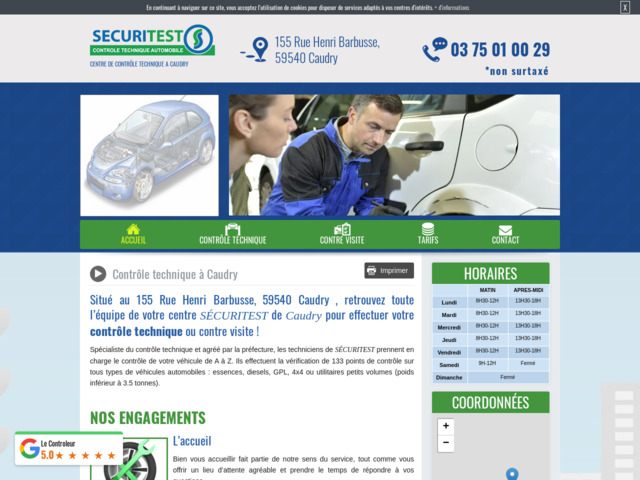 Votre contrle technique dans le 59