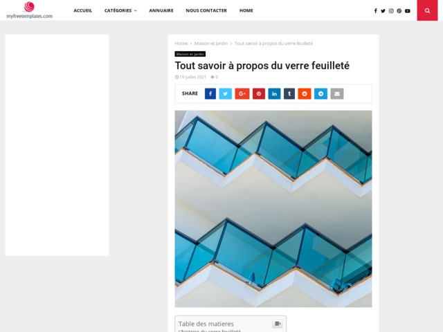 Tout savoir à propos du verre feuilleté