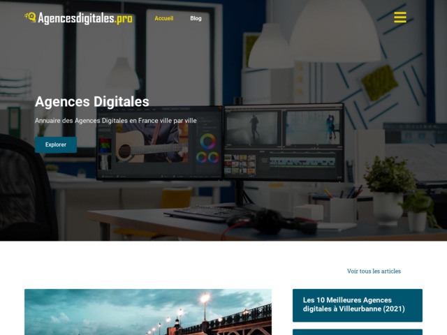 Annuaire des agences digitales en France ville par ville