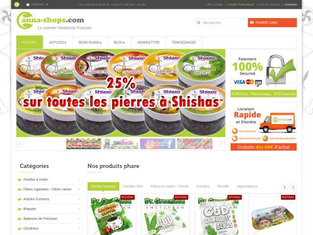 Vente en ligne de feuilles slim ocb, smoking, raw ou jass