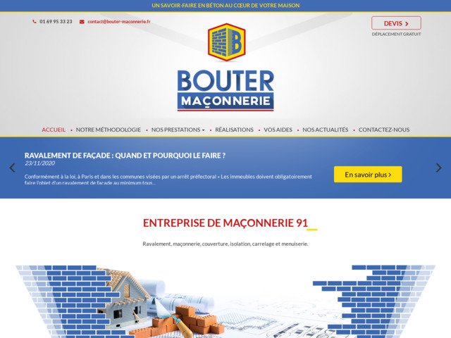 Bouter maçonnerie