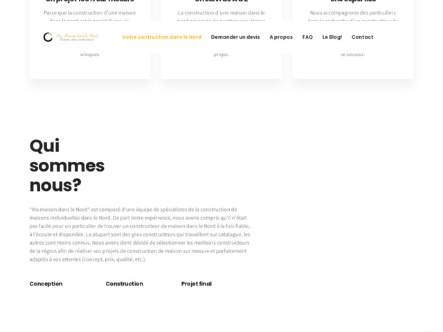 Ma maison dans le nord