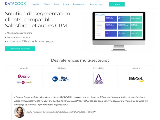 Outil de segmentation clients compatible crm