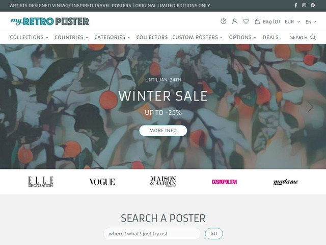 Affiches vintage & illustrations d’art – MyRetroPoster
