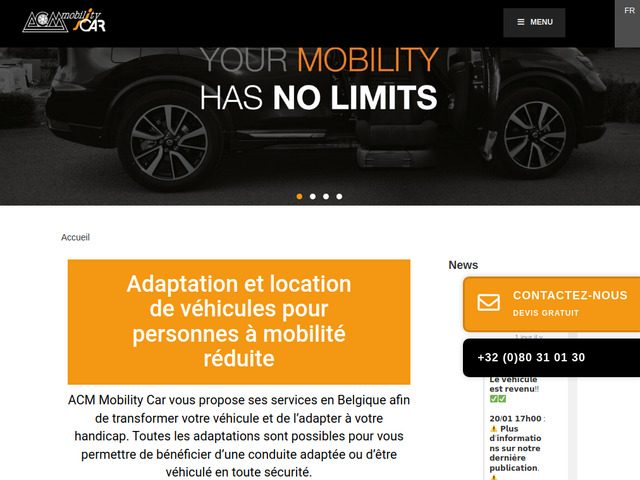 Adaptation de véhicules pour personnes à mobilité réduite