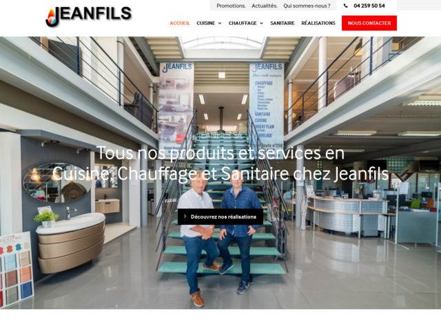 Jeanfils, votre cuisiniste, chauffagiste et salle de bain à Liège