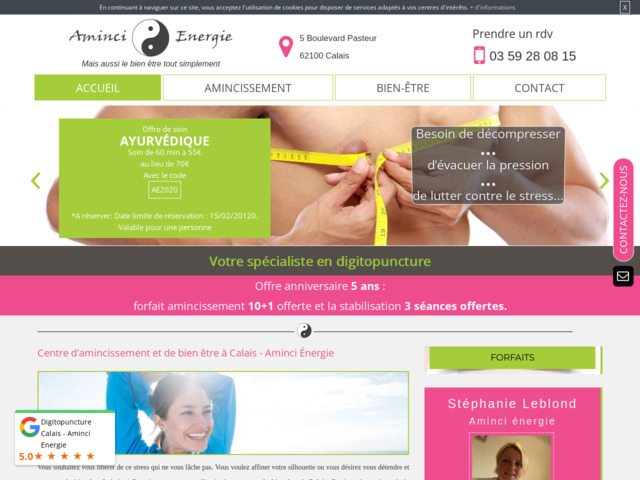 Centre d'amincissement et de bien-être aminci energie