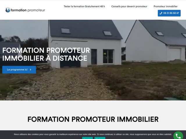Formation promoteur immobilier