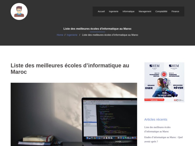 Liste des meilleures écoles d’informatique au maroc