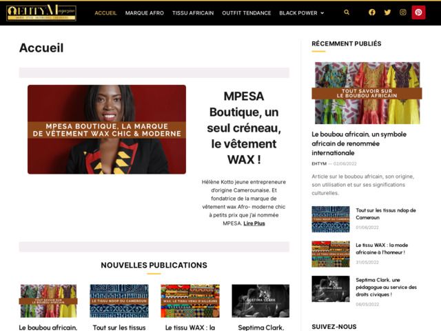 Ehtymag, le magazine de mode africaine !