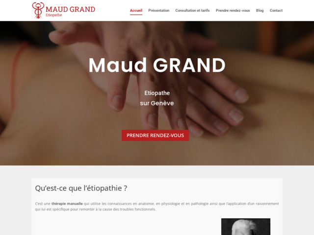 Cabinet d'étiopathie à Champel Genève - Maud Grand