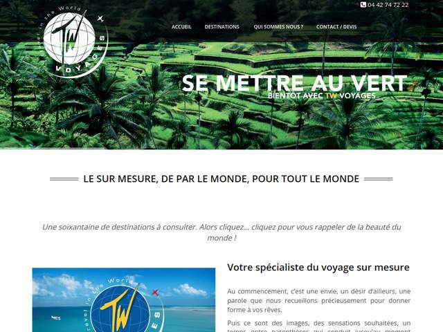 Agence de voyage sur mesure Vitrolles