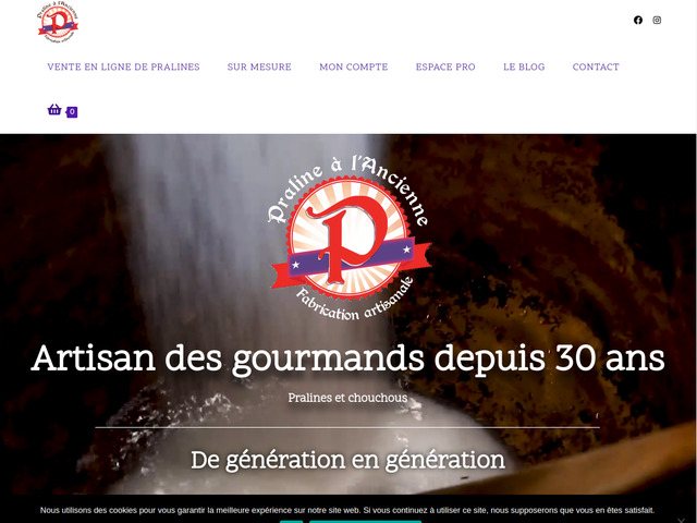 Praline  l'ancienne : fournisseur de praline