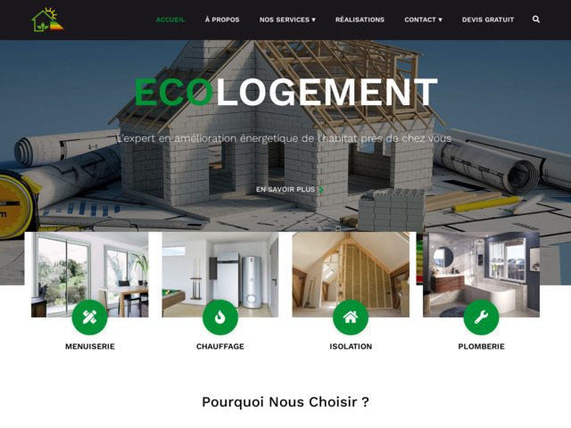 Ecologements expert en menuiserie