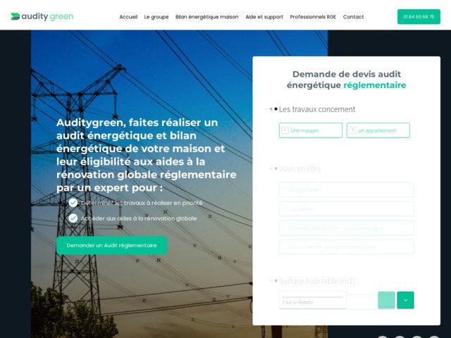 Auditygreen est la premiere société française de rénovation globale