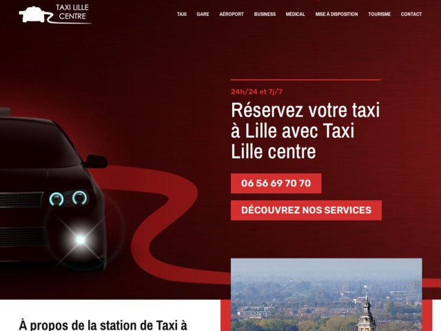 Taxi Lille centre : réserver un taxi conventionné à Lille et ses environs