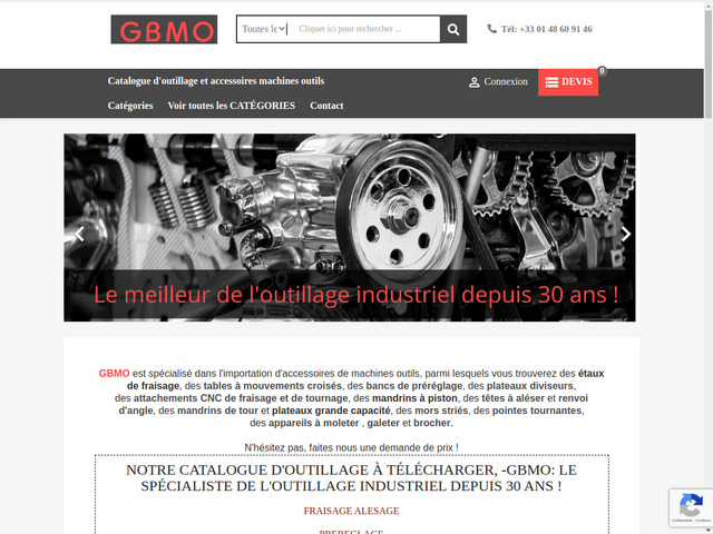 GBMO : le spécialiste de l'outillage industriel depuis 30 ans